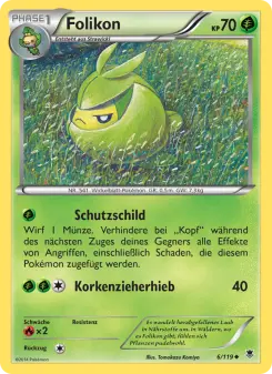 Pokémon-Karte Folikon 006/119