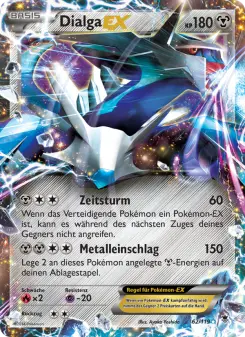 Pokémon-Karte Dialga EX 062/119