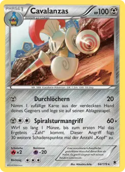 Pokémon-Karte Cavalanzas 064/119