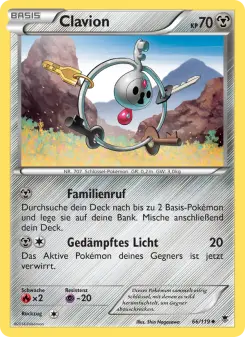 Pokémon-Karte Clavion 066/119