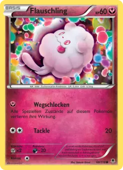 Pokémon-Karte Flauschling 068/119