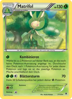 Pokémon-Karte Matrifol 007/119