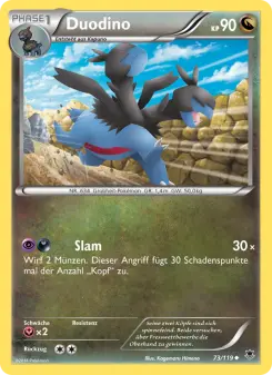 Pokémon-Karte Duodino 073/119