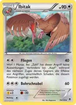 Pokémon-Karte Ibitak 079/119
