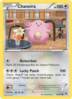 Pokémon-Karte Chaneira 080/119