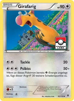 Pokémon-Karte Girafarig 082/119