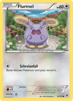 Pokémon-Karte Flurmel 083/119