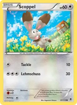 Pokémon-Karte Scoppel 087/119