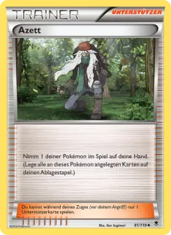 Pokémon-Karte Azett 091/119