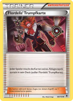 Pokémon-Karte Flordelis' Trumpfkarte 099/119
