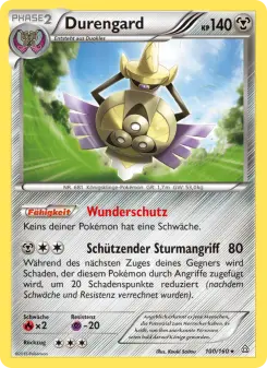 Pokémon-Karte Durengard 100/160