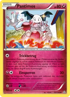 Pokémon-Karte Pantimos 101/160