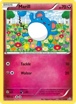 Pokémon-Karte Marill 102/160