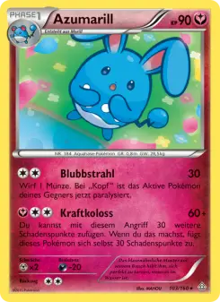 Pokémon-Karte Azumarill 103/160