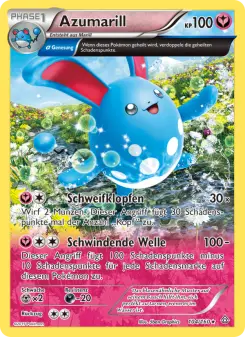 Pokémon-Karte Azumarill 104/160