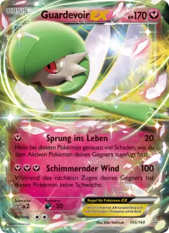 Pokémon-Karte Guardevoir EX 105/160