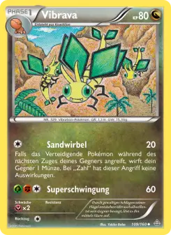 Pokémon-Karte Vibrava 109/160