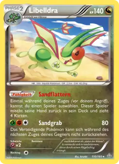 Pokémon-Karte Libelldra 110/160