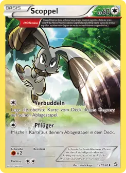 Pokémon-Karte Scoppel 121/160
