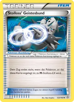 Pokémon-Karte Stolloss' Geistesbund 123/160