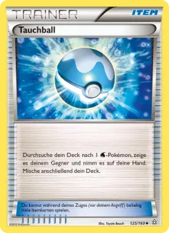 Pokémon-Karte Tauchball 125/160