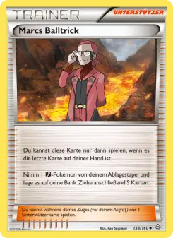 Pokémon-Karte Marcs Balltrick 133/160