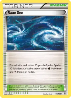 Pokémon-Karte Raue See 137/160