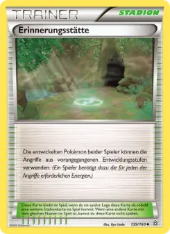 Pokémon-Karte Erinnerungsstätte 139/160