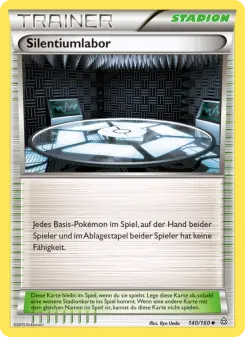 Pokémon-Karte Silentiumlabor 140/160