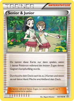 Pokémon-Karte Senior & Junior 141/160