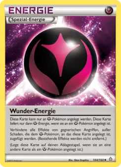 Pokémon-Karte WunderEnergie 144/160