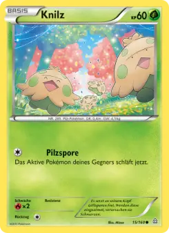 Pokémon-Karte Knilz 015/160