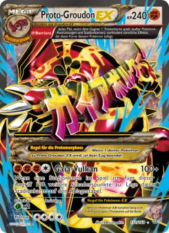 Pokémon-Karte Proto-Groudon EX 151/160