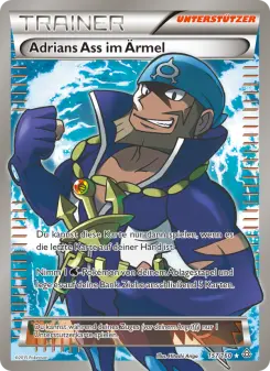 Pokémon-Karte Adrians Ass im Ärmel 157/160