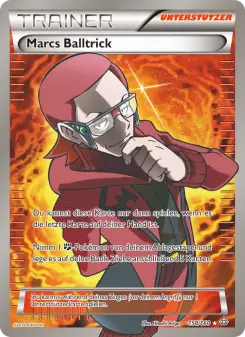 Pokémon-Karte Marcs Balltrick 158/160