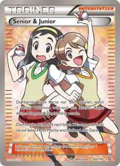 Pokémon-Karte Senior & Junior 160/160