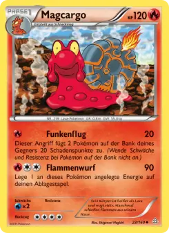 Pokémon-Karte Magcargo 023/160