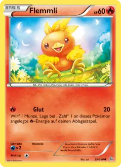 Pokémon-Karte Flemmli 025/160