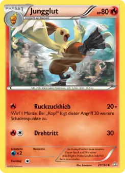 Pokémon-Karte Jungglut 027/160