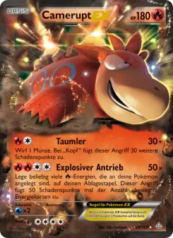 Pokémon-Karte Camerupt EX 029/160