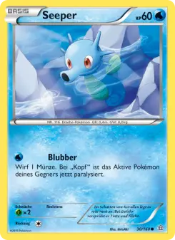 Pokémon-Karte Seeper 030/160