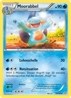 Pokémon-Karte Moorabbel 034/160