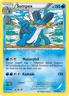 Pokémon-Karte Sumpex 035/160