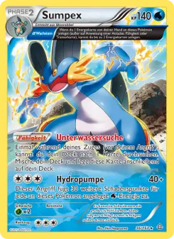 Pokémon-Karte Sumpex 036/160