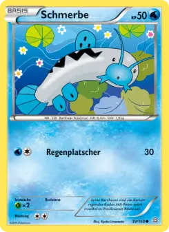 Pokémon-Karte Schmerbe 039/160