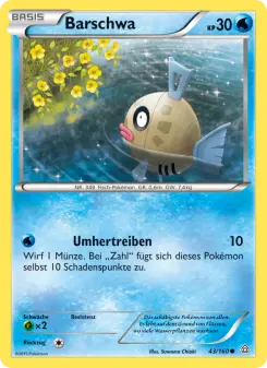 Pokémon-Karte Barschwa 043/160