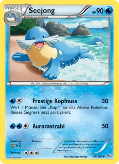 Pokémon-Karte Seejong 047/160
