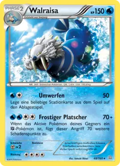 Pokémon-Karte Walraisa 048/160