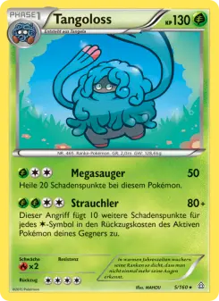 Pokémon-Karte Tangoloss 005/160