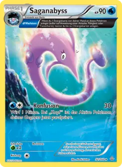 Pokémon-Karte Saganabyss 052/160